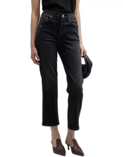 Charlie Cropped Straight-Leg Jean