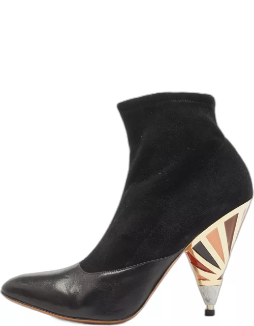 Givenchy Black Suede Ankle Boot