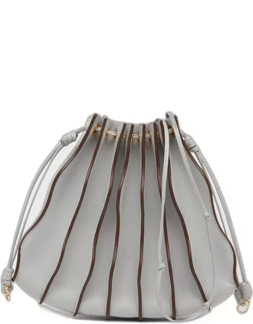 Adria Small Pleated Wave Shoulder Bag