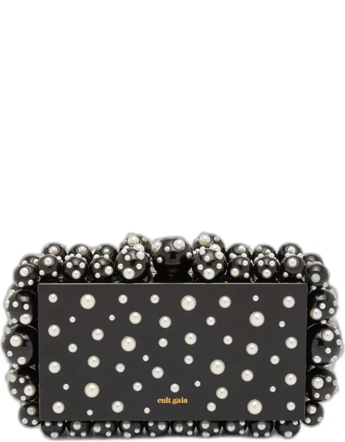 Eos Pearly Beaded Clutch Bag