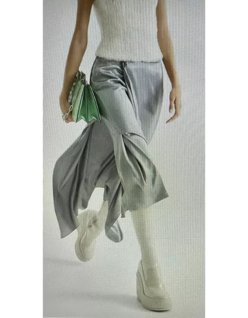 Fendi Satin Midi Skirt