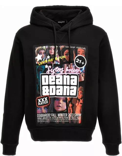 Dsquared2 Cool Fit Hoodie With Print