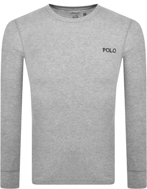 Ralph Lauren Long Sleeve Logo T Shirt Grey