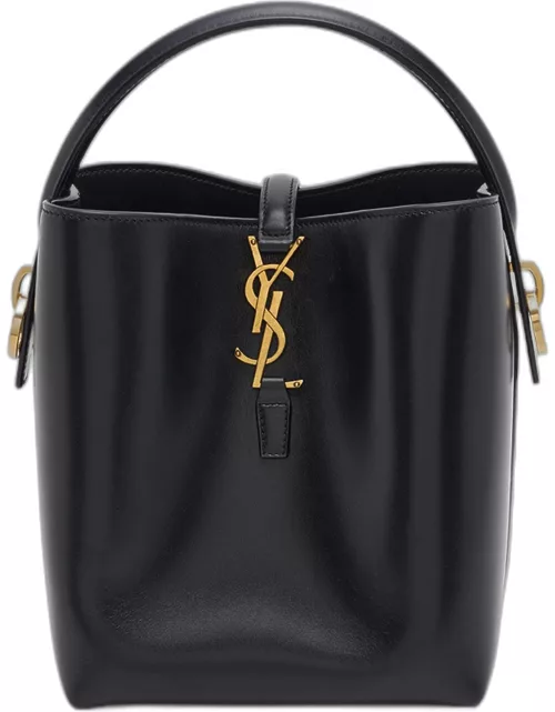 Le 37 Small YSL Bucket Bag in Spazzolato Leather