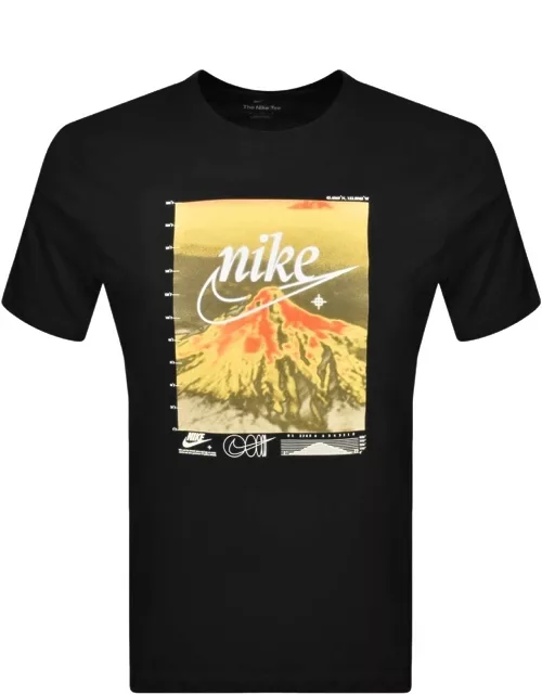Nike Logo T Shirt Black
