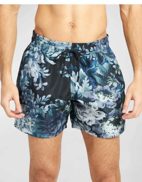 Men's Floral-Print Swim Trunk