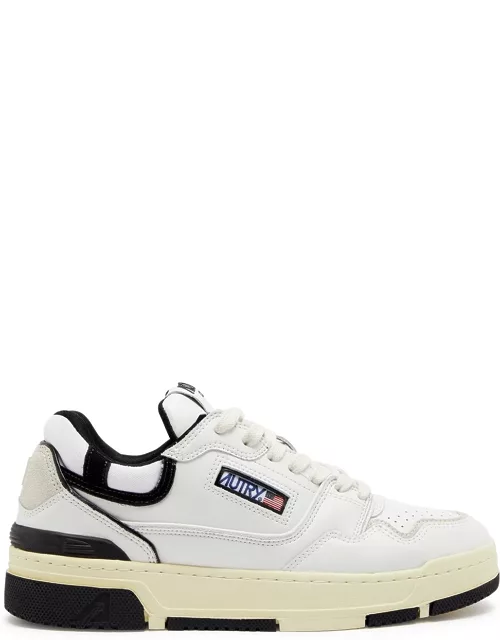 Autry Rookie Panelled Leather Sneakers - White And Black
