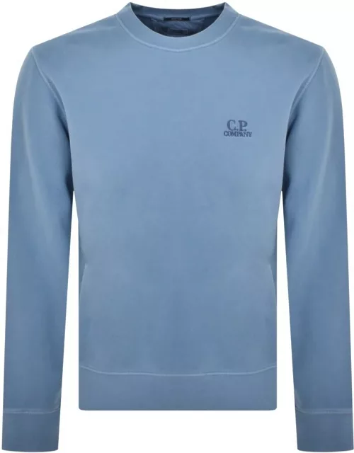 CP Company Emerized Diagonal Sweatshirt Blue