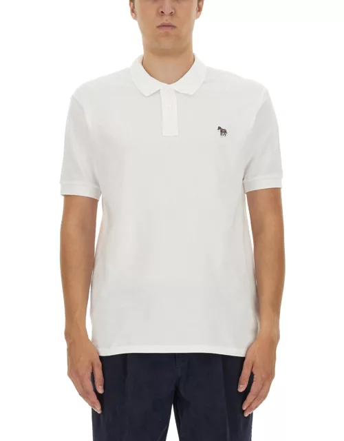 ps by paul smith polo shirt with zebra patch