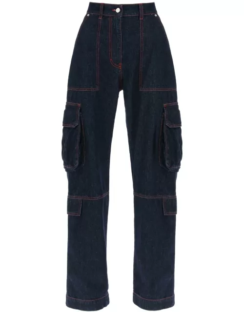 MSGM cargo jeans with flared cut