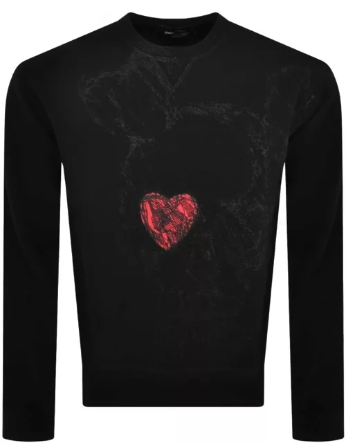 DSQUARED2 Cool Fit Graphic Sweatshirt Black