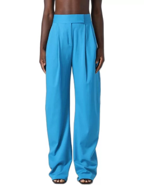 Trousers THE ATTICO Woman colour Gnawed Blue