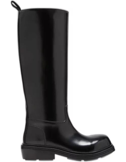 Leather Tall Fireman Boot