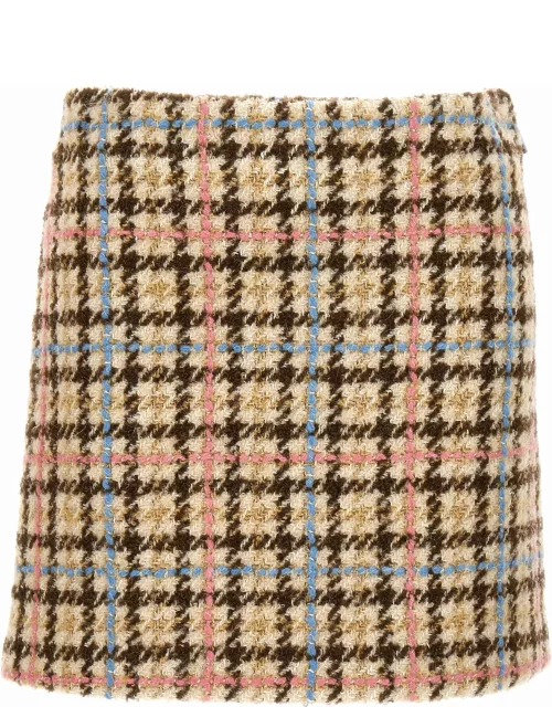 MSGM Tweed Skirt