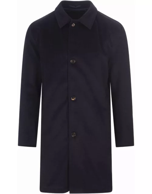 Kired Reversible Single-breasted Coat In Blue