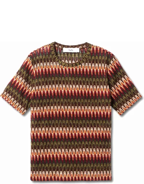 Séfr Subzi Tee In An Open Knitted