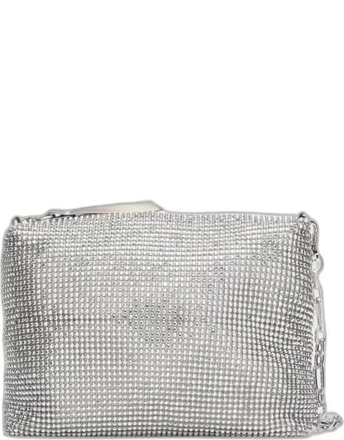 Anya Metallic Crystal Shoulder Bag