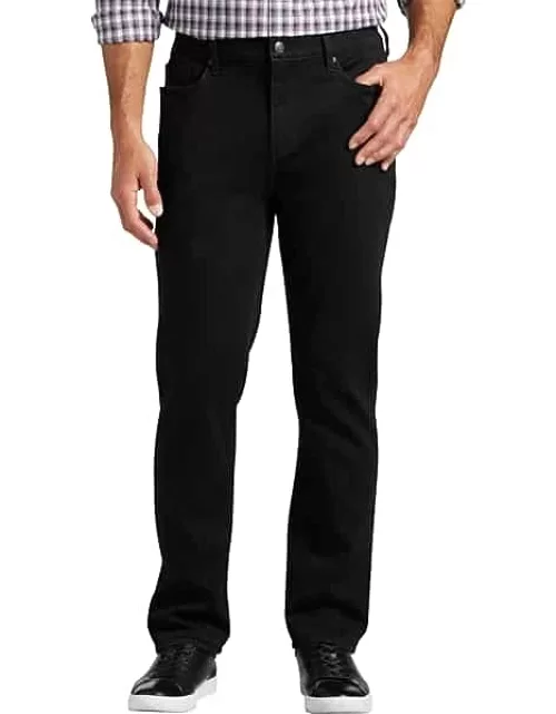 Joseph Abboud Men's Straight Fit CleanKORE Comfort Stretch Jeans Black