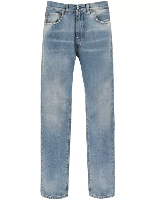 MAISON MARGIELA Loose jeans with straight cut
