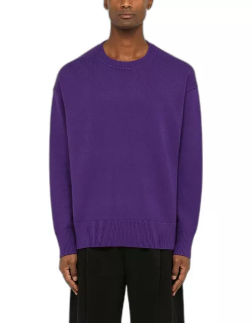 Wool-blend iris sweater