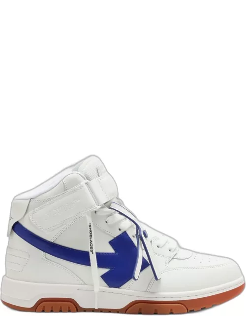 Out Of Office white/blue medium trainer