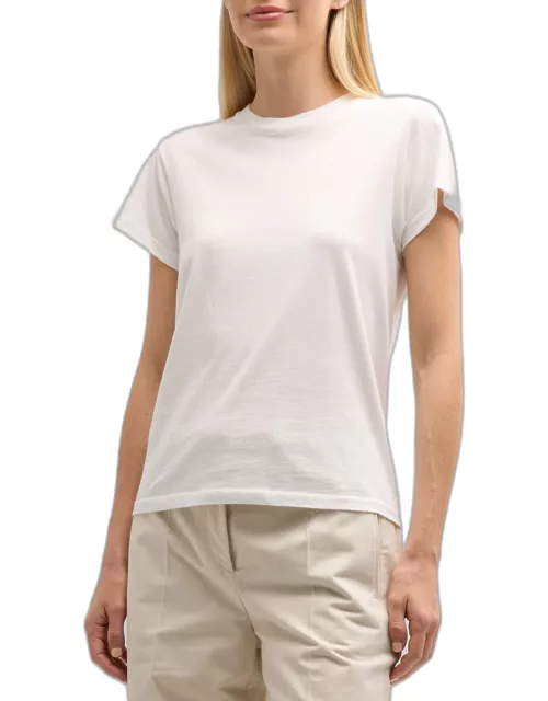 Charo Short-Sleeve Cotton Top
