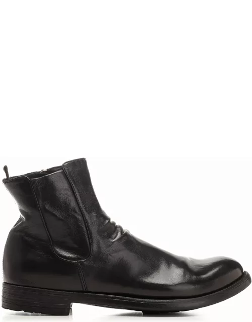 Officine Creative Black Ankle Boot