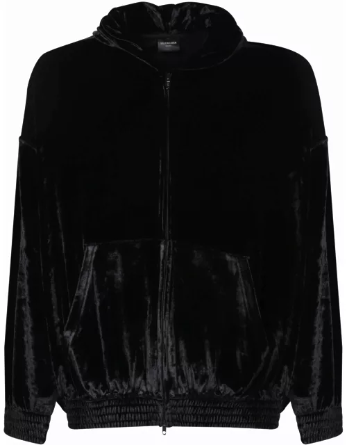 Balenciaga Sweatshirt In Black Viscose