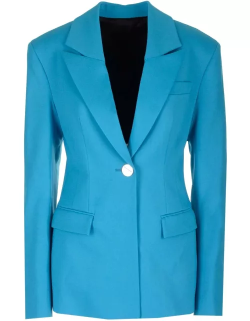 The Attico Single-breasted blue Jacket