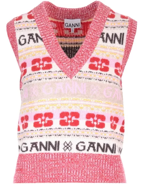 Ganni Wool Gilet