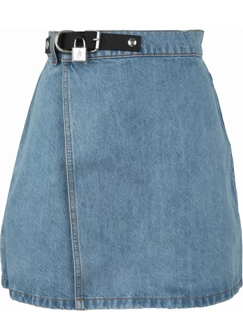 J.W. Anderson Padlock Strap Mini Skirt