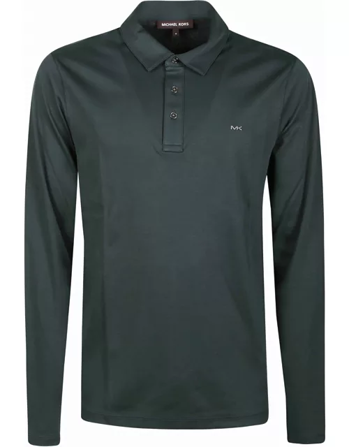 Michael Kors Long Sleeve Sleek Polo Shirt