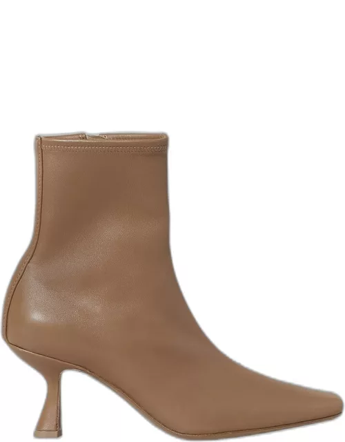 Thandy Leather Zip Ankle Bootie