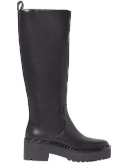 Carlee Tall Leather Moto Boot