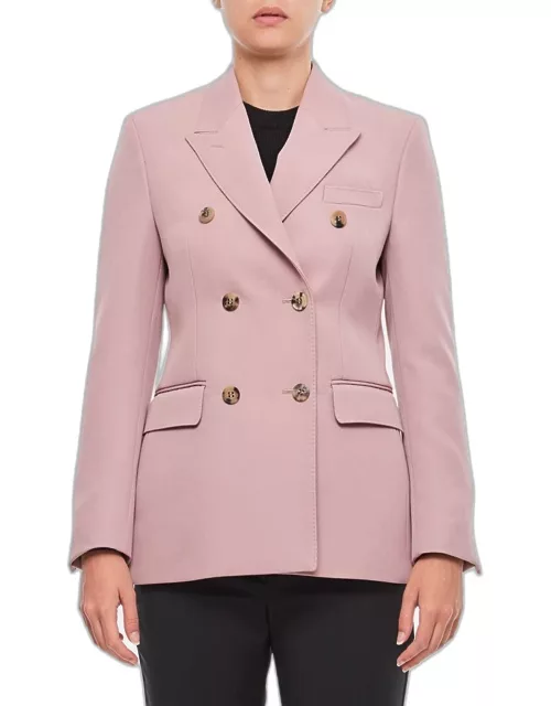 Golden Goose Double-breasted Wool Blazer Rose