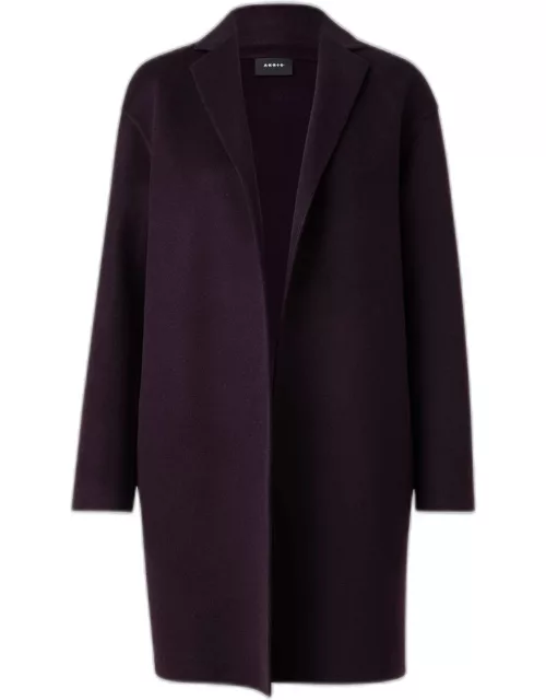 Two-Tone Cashmere Top Coat