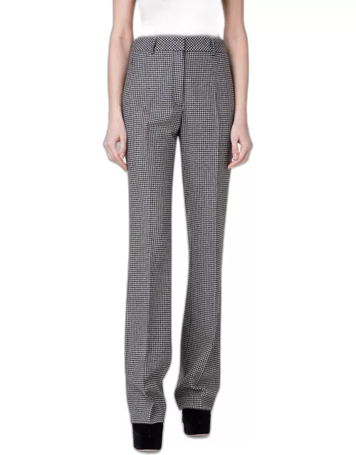 Houndstooth Cashmere Trouser