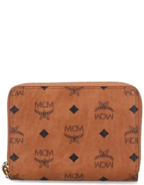 MCM Mini Zip Wallet