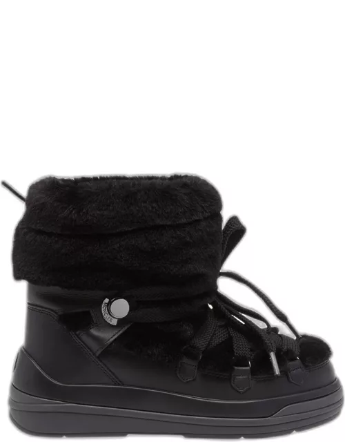 Insolux Leather Faux Fur Snow Boot