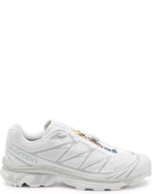 Salomon XT-6 Panelled Mesh Sneakers - White