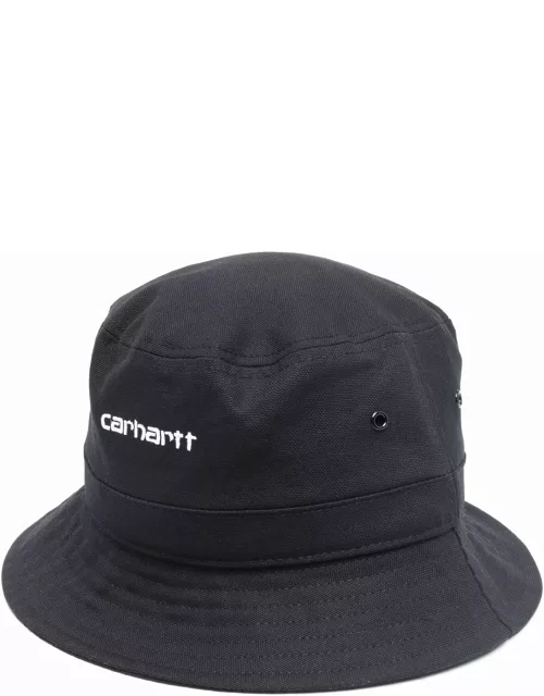 Carhartt Black Cotton Bucket Hat