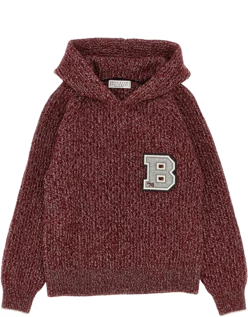 Brunello Cucinelli Logo Hooded Sweater