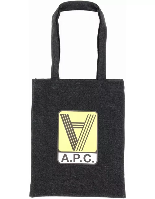 A.P.C. Lou Denim Tote Bag