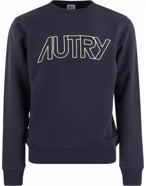 Autry Round-neck Sweatshirt With Logo