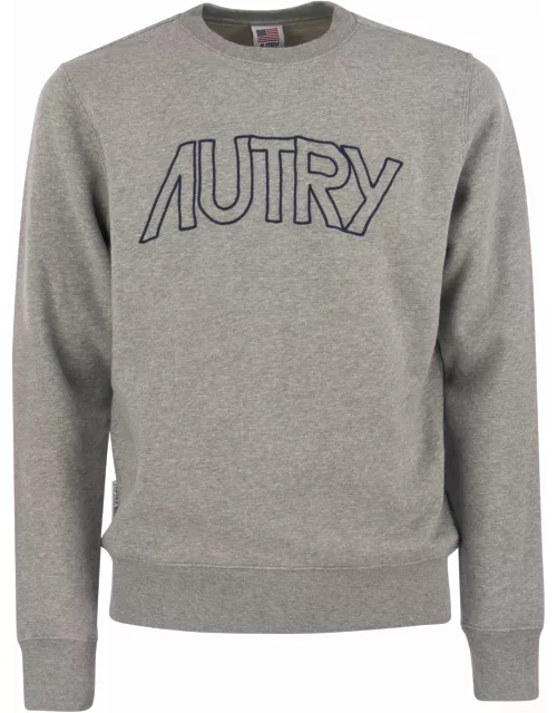 Autry Round-neck Sweatshirt With Logo
