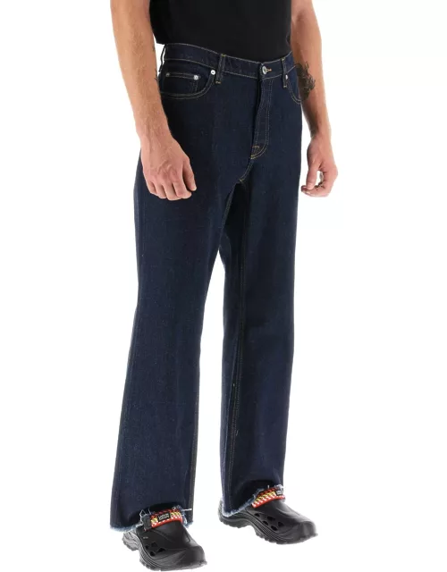 Lanvin Jeans With Frayed He