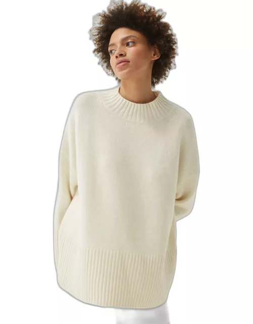 Cream Cashmere Comfort Sweater