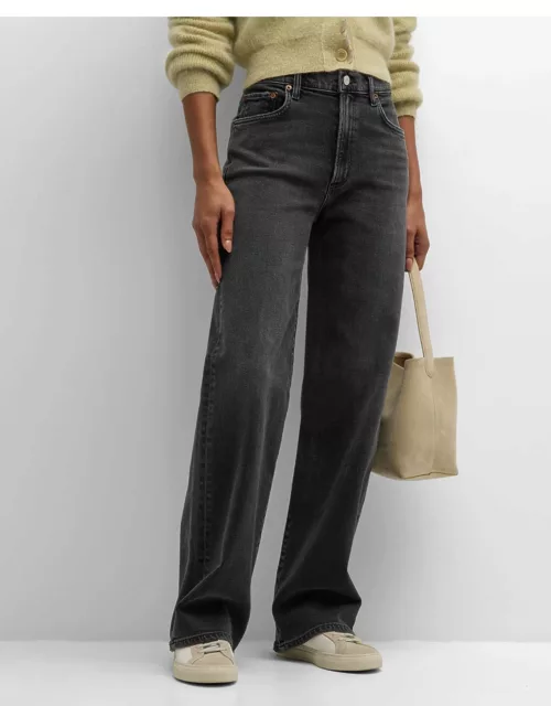 Harper Mid-Rise Wide Straight Jean