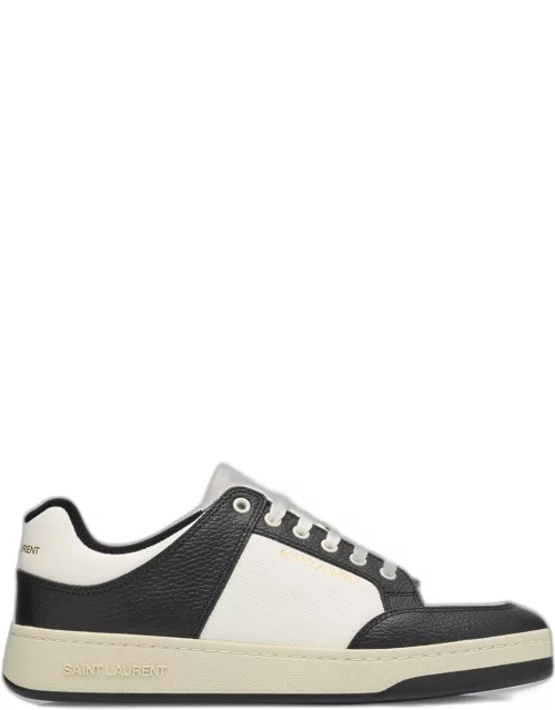 Men's SL/61 Leather Contrast-Trim Sneaker