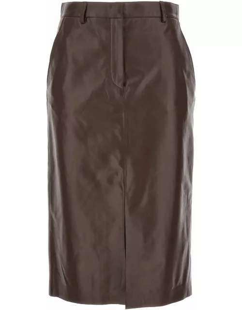 Lanvin Leather Skirt